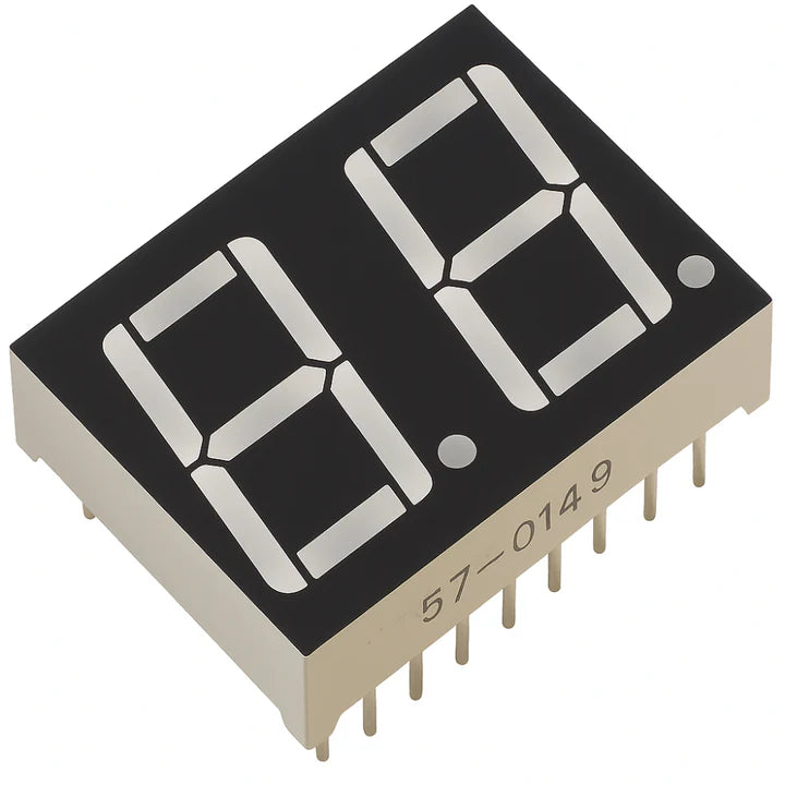 0.36 Inch 2-Digit Common Anode Red 7-Segment Display