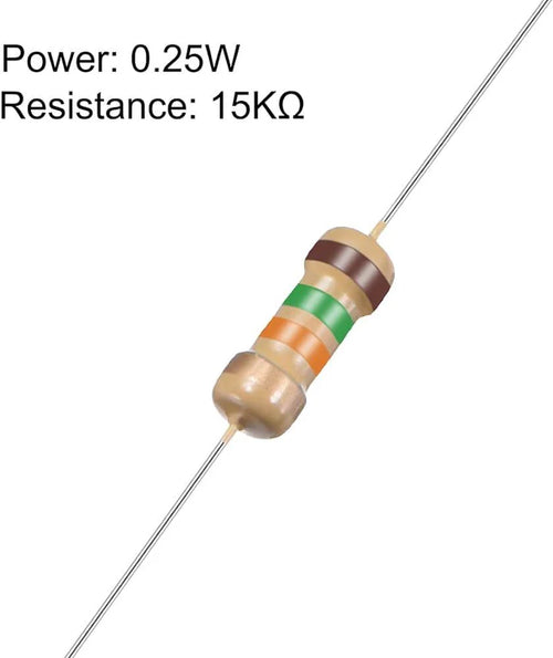 15K Resistance 1/4 Watt ±5% Tolerance