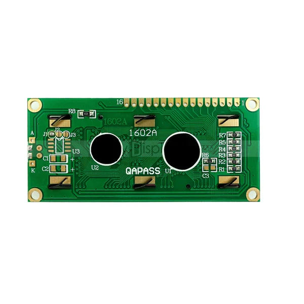 16X2 1602 Character Lcd Display Yellow Color