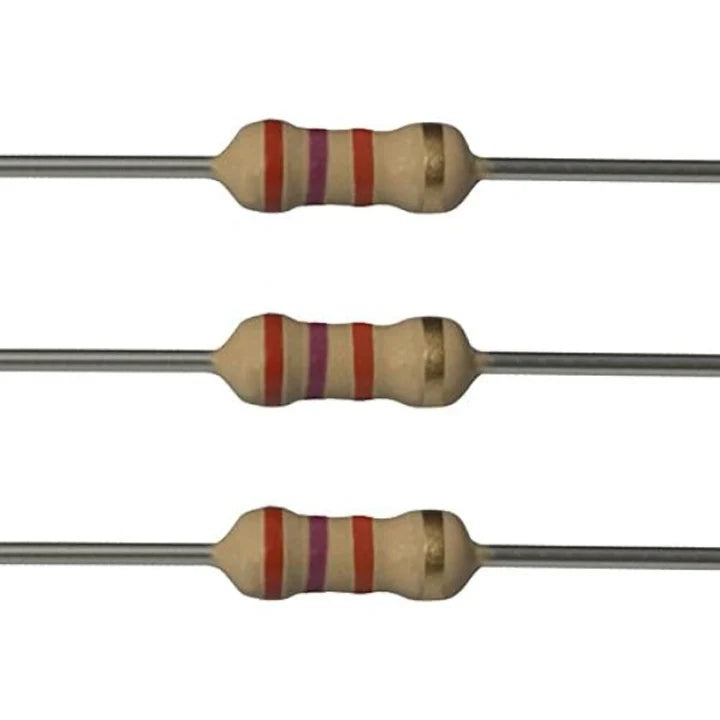 27K Resistance 1/4 Watt ±5% Tolerance Share   Tweet