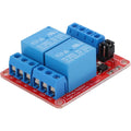 5V Two Channel Isolated Relay Module optocoupler High and Low Level Trigger