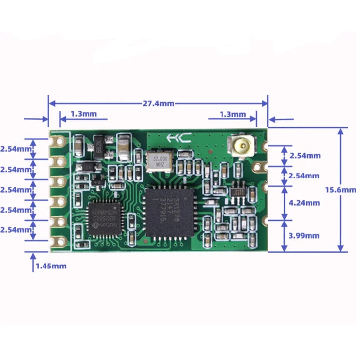 HC-14 wireless module LoRa serial communication 433MHz transparent transmission SX1278 receiving and transmitting 3 km communication