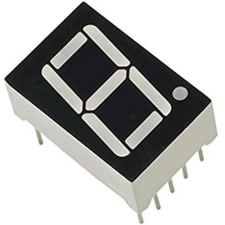 7 Segment Common Anode 1 Digit 0.56 Inch Red LED Display