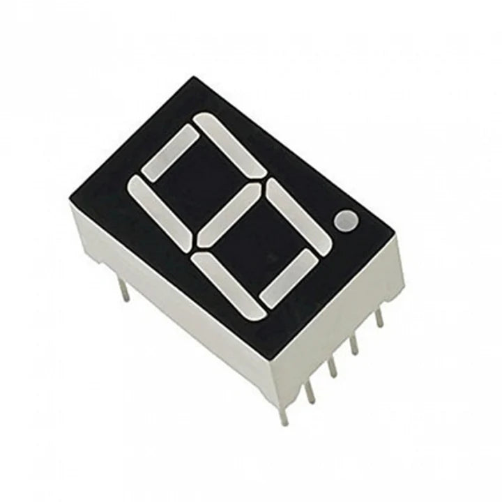 7 Segment Common Anode 1 Digit 0.56 Inch Red LED Display