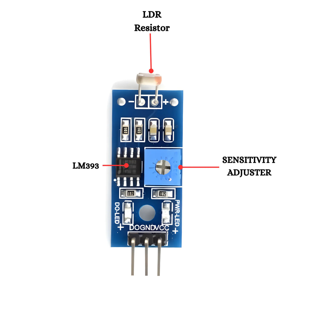 LDR Sensor Module - Photosensitive Light Detection Sensor Module
