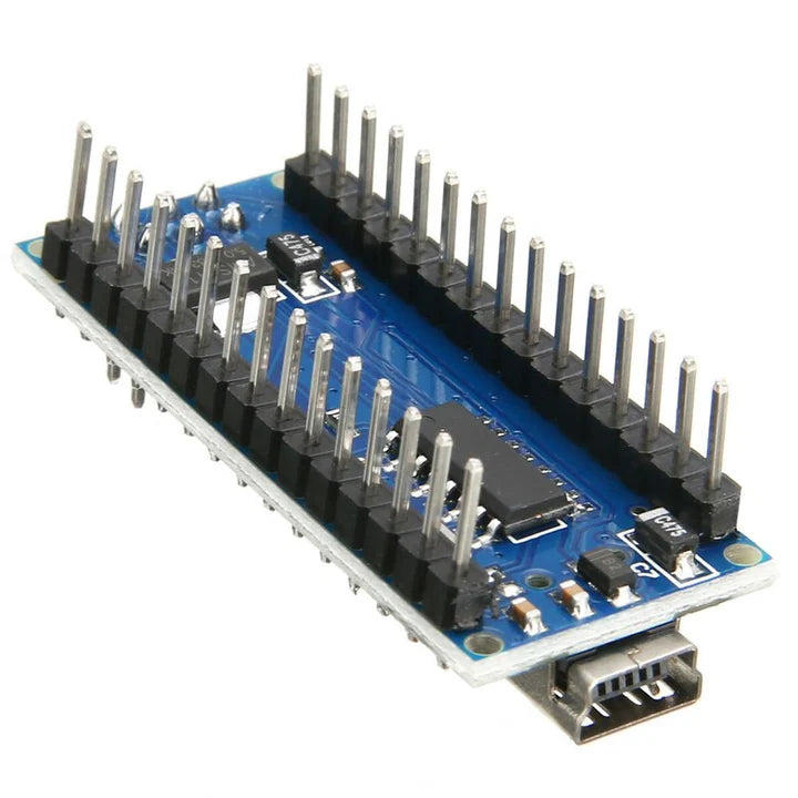 Nano CH340 Chip Board Without USB Cable Compatible with Arduino (Soldered)
