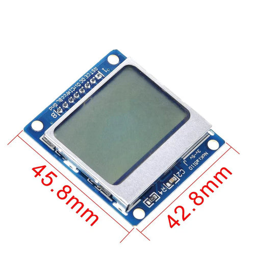 1.6 Inch Nokia 5110 LCD Display Module Blue