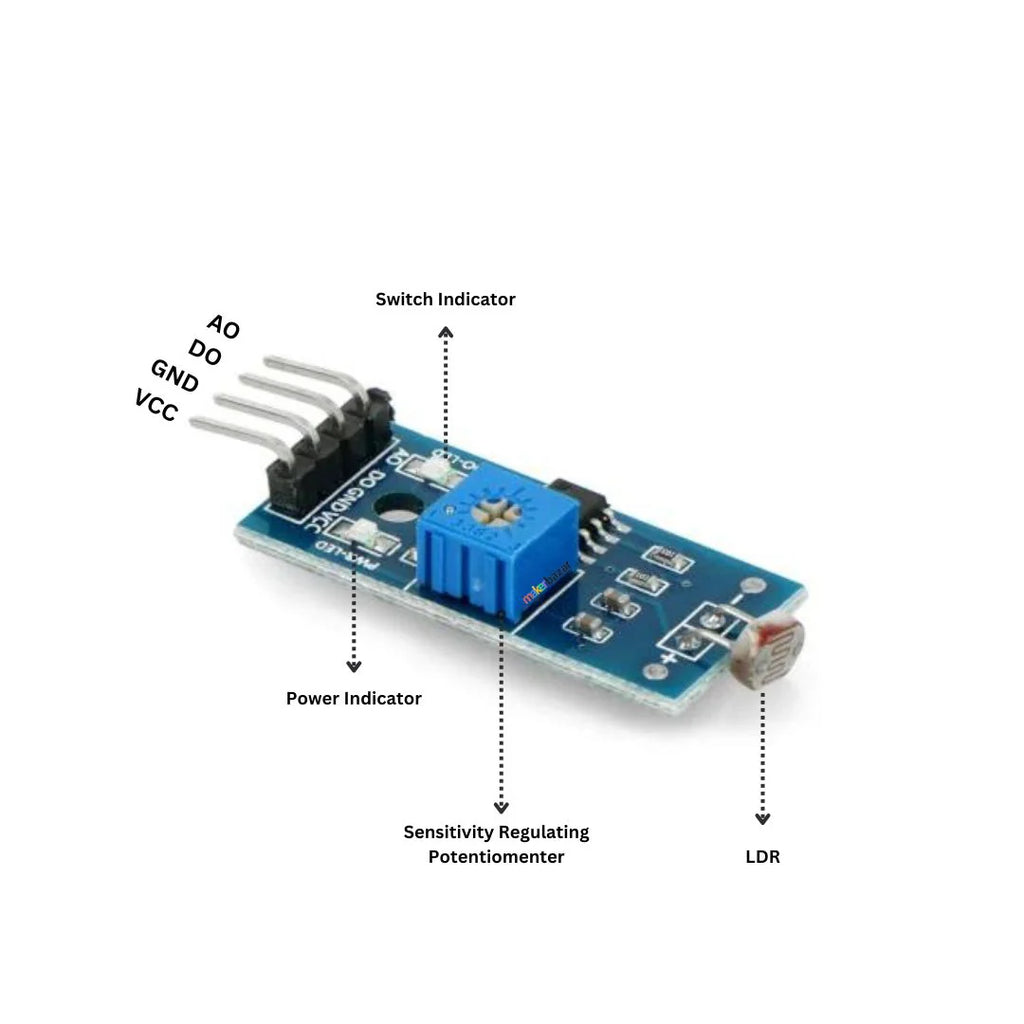 LDR Sensor Module - Photosensitive Light Detection Sensor Module