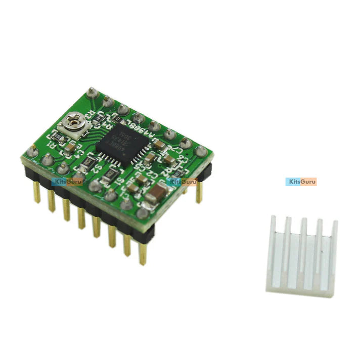 Reprap A4988 stepper motor driver 3D Printer + heat sink with sticker