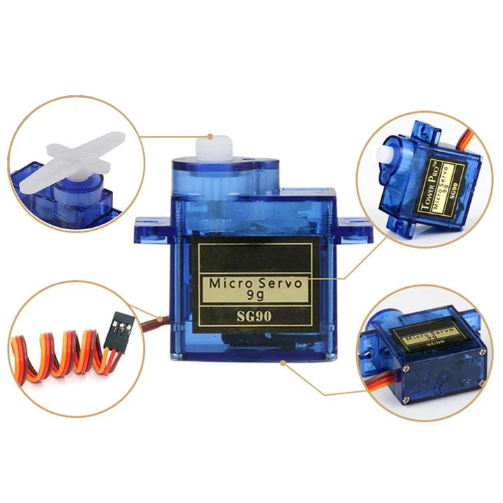 TowerPro SG90 Continuous Rotation 360 Degree Servo Motor