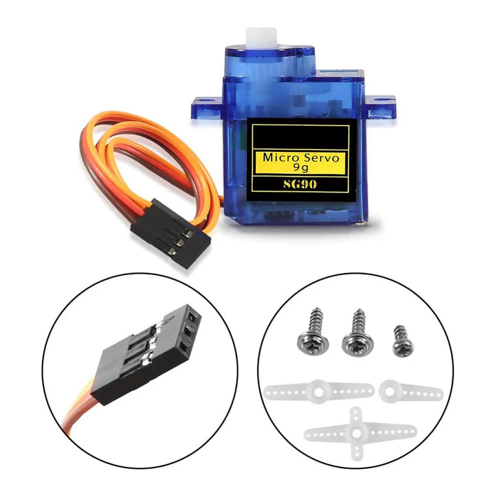 Micro Servo 9g SG90 Mini Servo 180 degree Rotation Plastic Gear