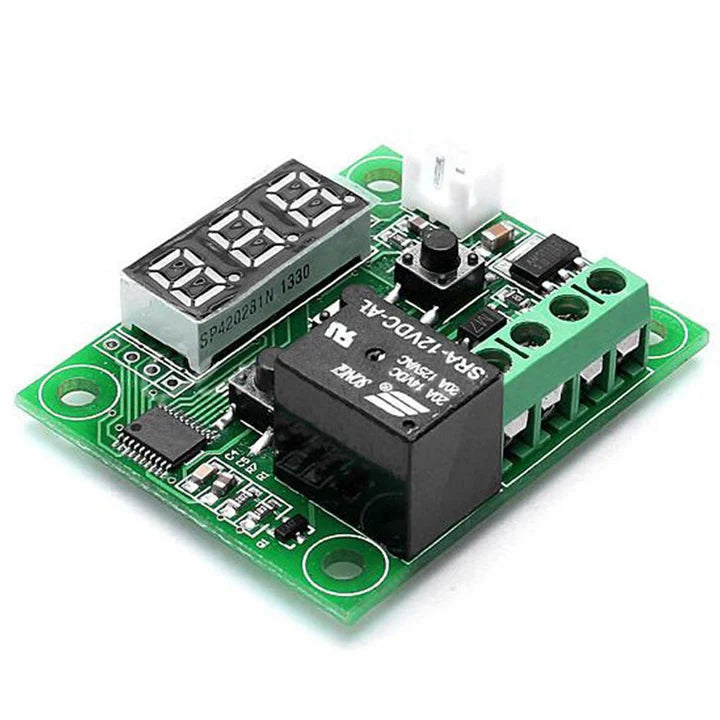 XH-W1209 W1209 12V Red Digital Temperature Controller Module With Display and NTC Temp Sensor