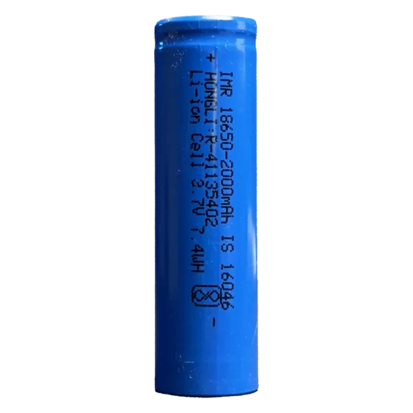Hongli 2000mAh 3.7V 18650 Li-Ion Cell Battery Good Quality