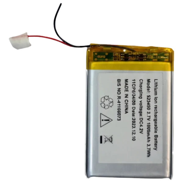 1800mAh 3.7V Li-Po Battery | Lithium Polymer Battery (523450)