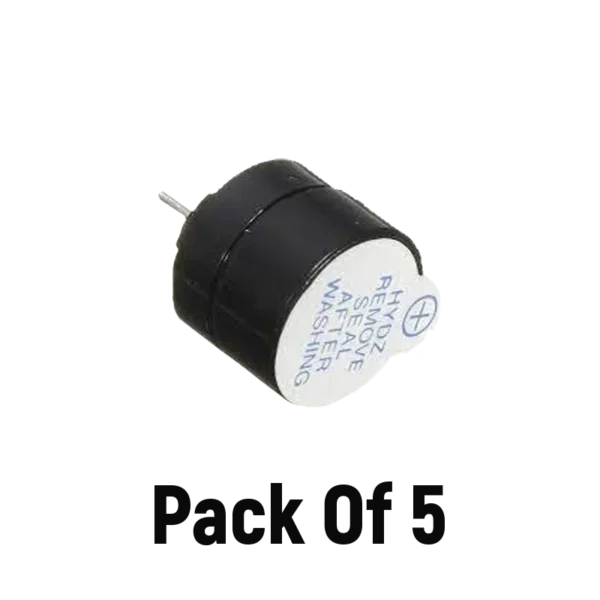 5V Active Electromagnetic High Quality Buzzer (Pack of 5)