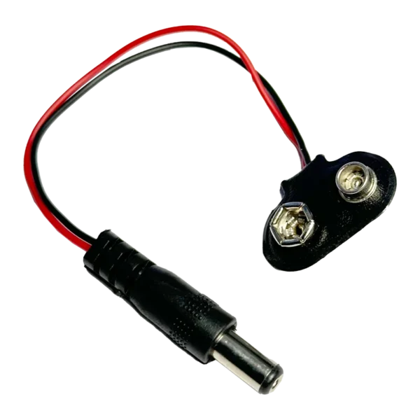 9v Battery Snap Connector + DC Jack(Battery Connector Cap)