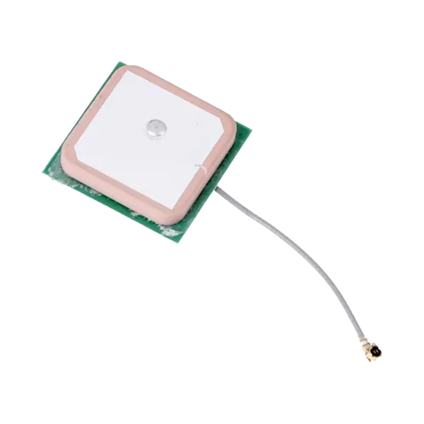25x25x8mm 28db High Gain 5cm Length Built-in Ceramic Active GPS Antenna