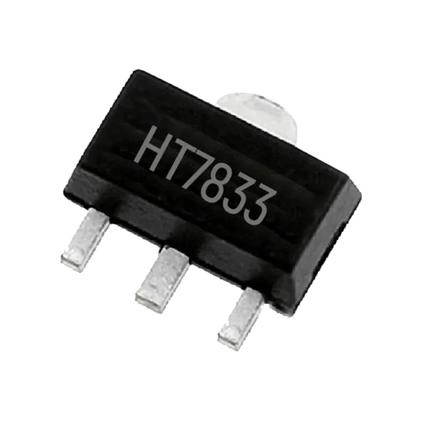HT7833 3.3V 500mA Low Dropout Voltage – SOT-89 Package