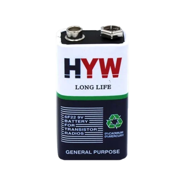 HYW 9V Battery | Non Rechargeable